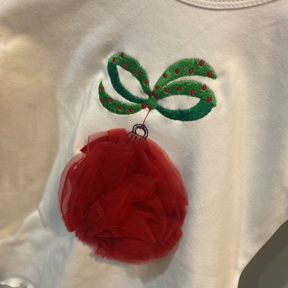 Holiday tulle long sleeve tshirt - Picture 2 of 4